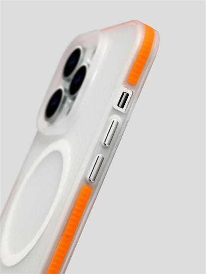 Magnetiza Corrugated Magnetic Phone Case | MagSafe-Compatible, Non-Slip Bumper, Hard PC Matte Cover