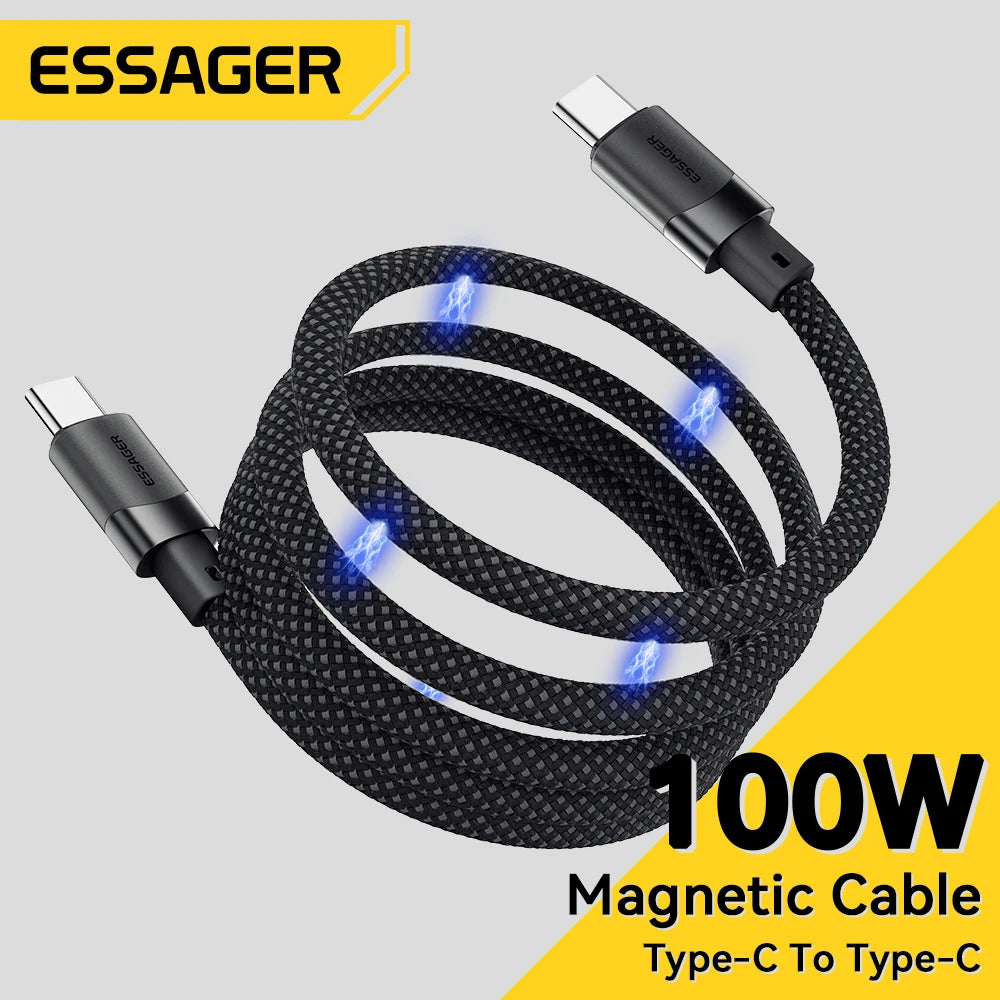 Magnetiza USB-C to USB-C 100W Magnetic Fast Charging Cable