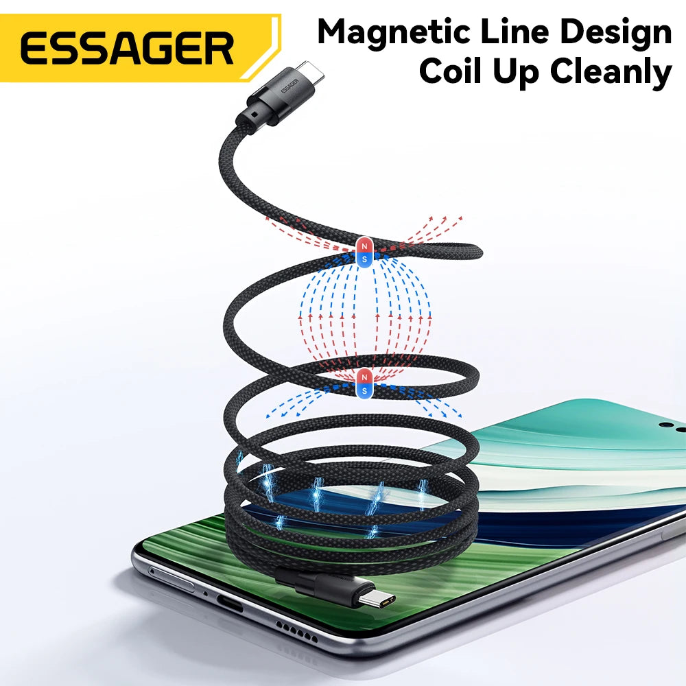Magnetiza USB-C to USB-C 100W Magnetic Fast Charging Cable